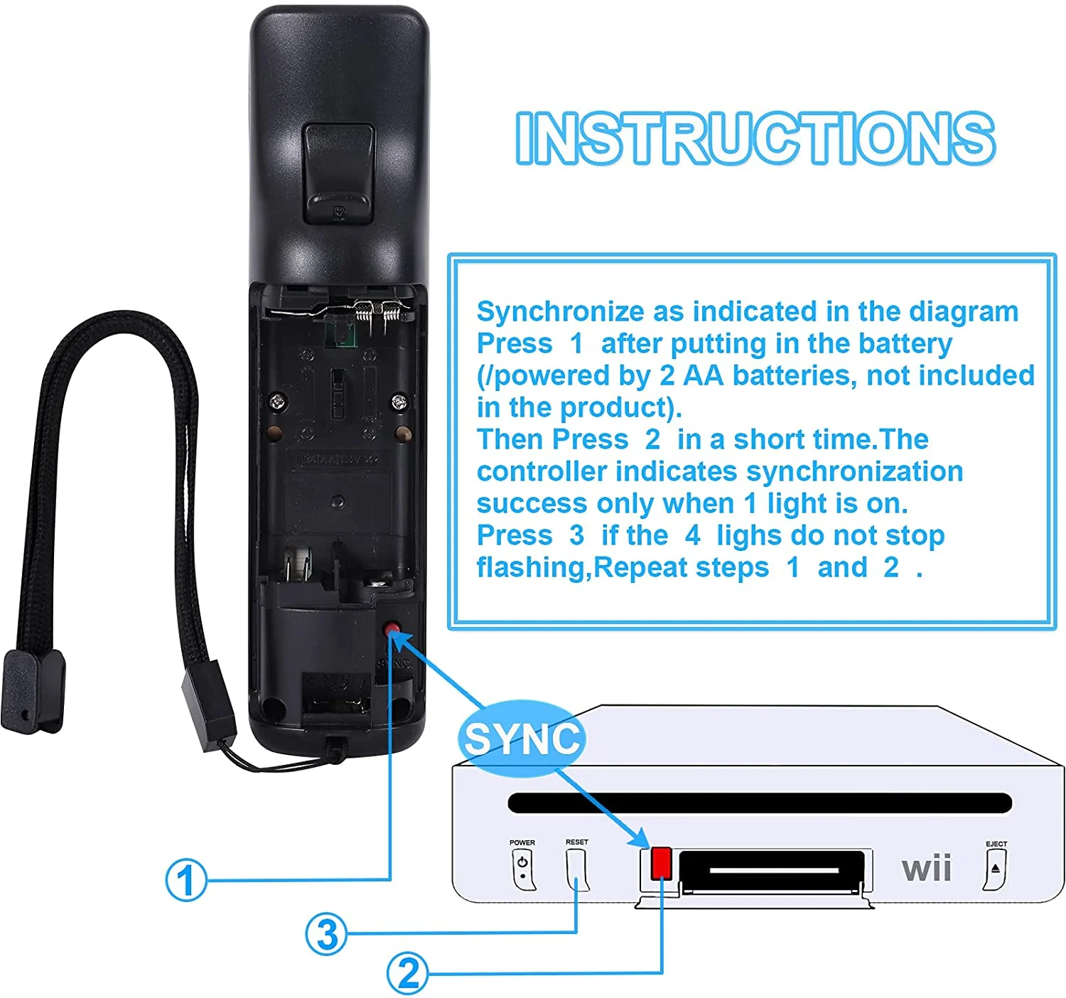 Wii Remote Controller with Nunchuk - Image 6
