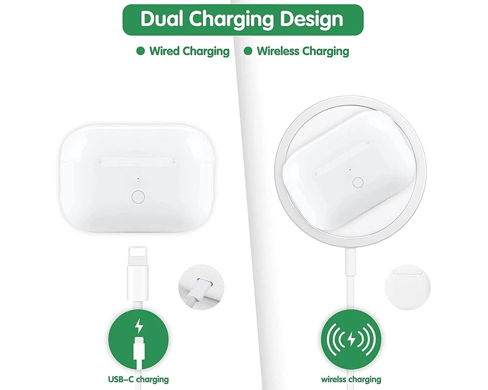 Wireless Charging Case for AirPods Pro 1 / Pro 2 Replacement - Image 5