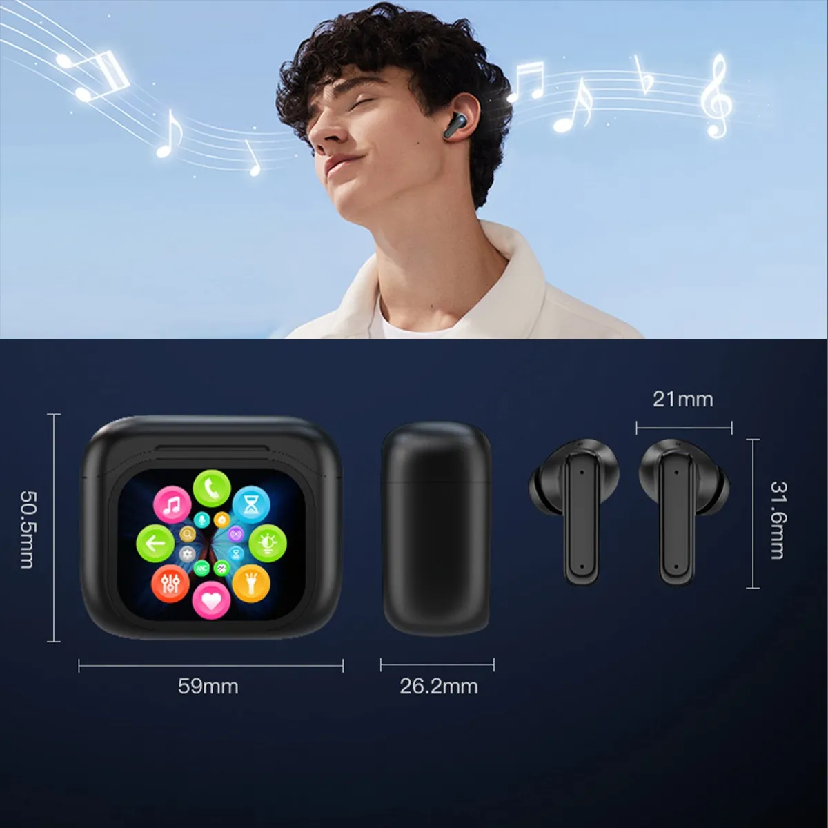 Wireless earbuds Bluetooth Earphones - Image 2