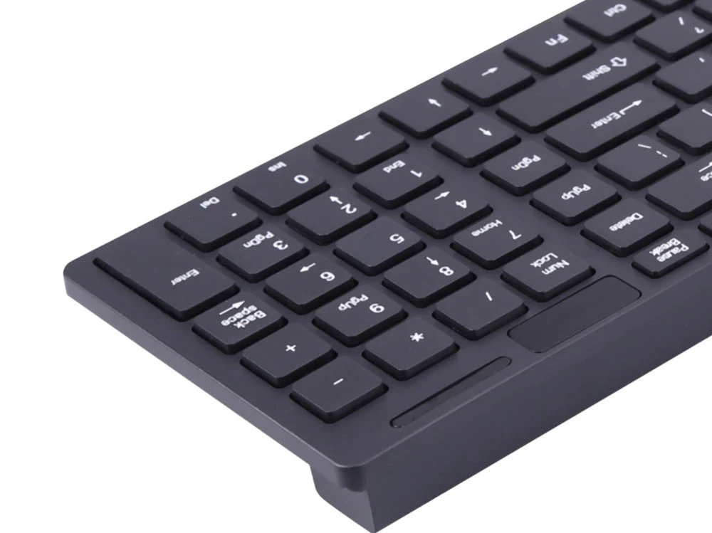 Wireless Keyboard And Mouse Slim Full Black - Image 6