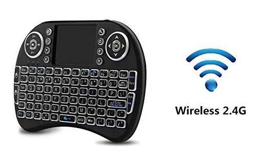 Wireless TV Keyboard Mini Wireless Keyboard With Touchpad Mouse Combo Qwerty Keypad,Rechargeable Handheld Keyboard Remote - Image 9