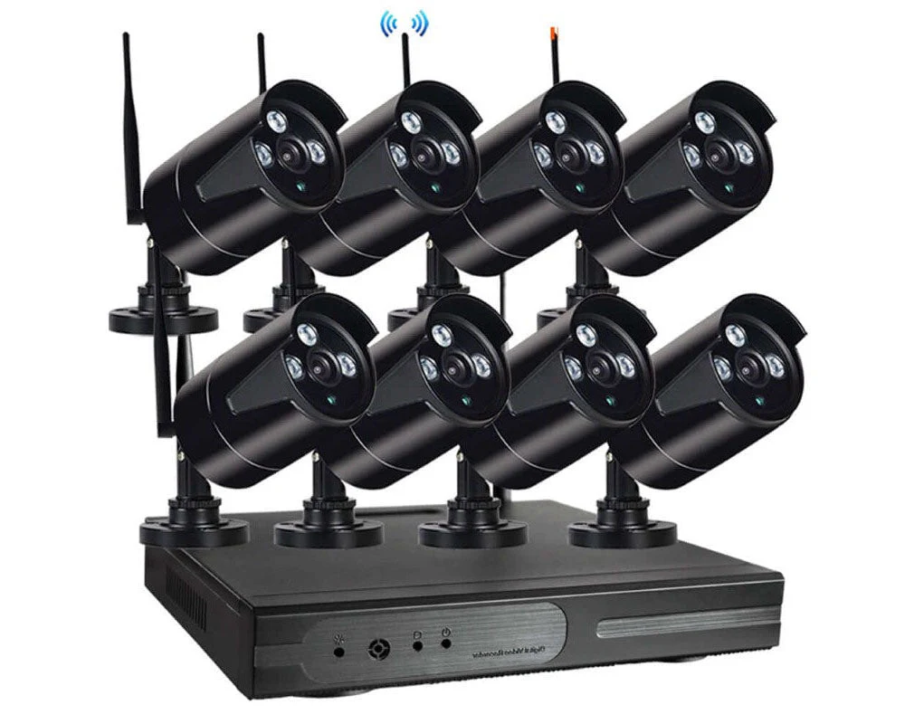 2MP Wireless Security camera system 8 Channel - Image 2