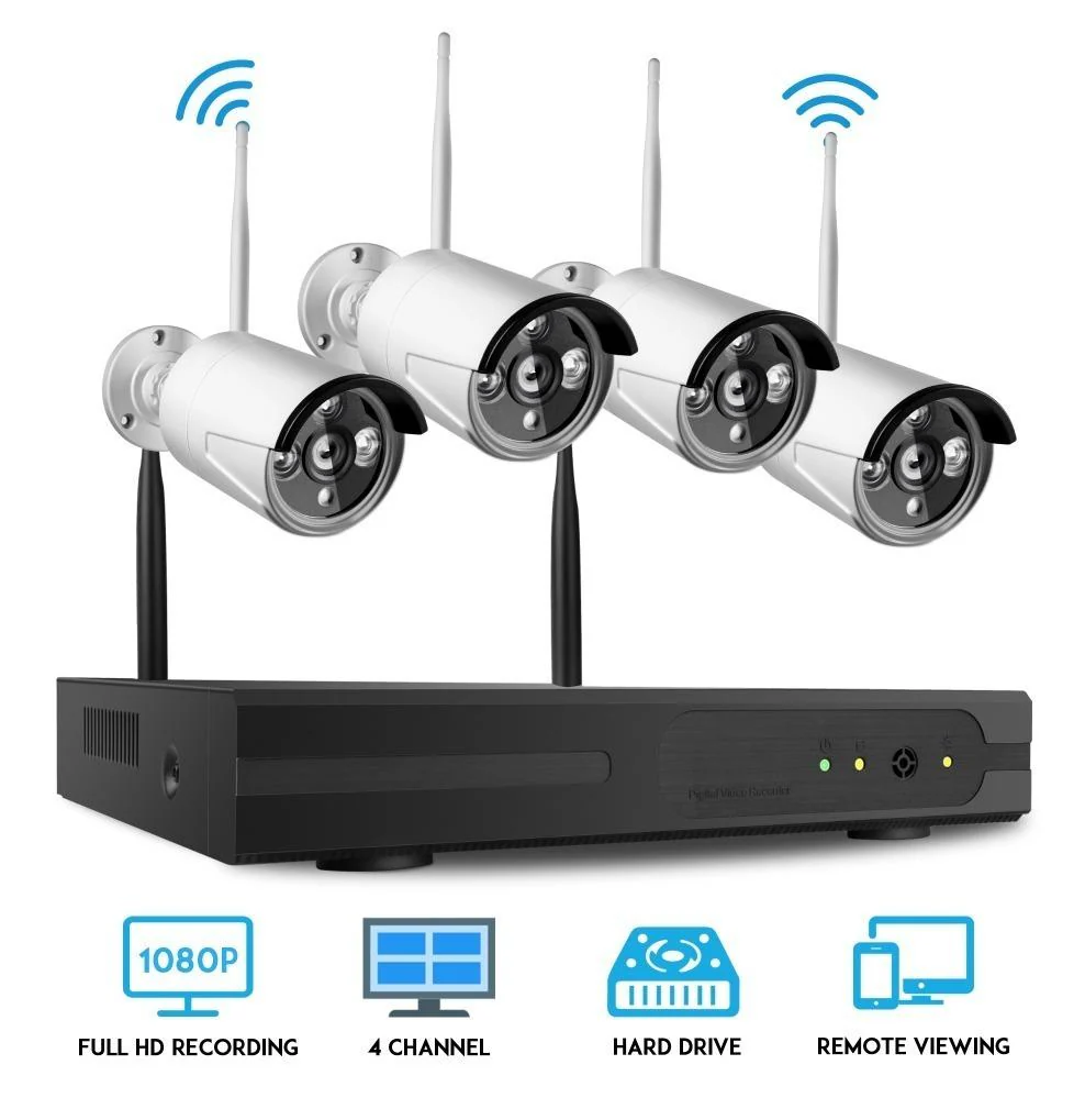 Wireless Security Camera system with 4 Cameras - Image 5