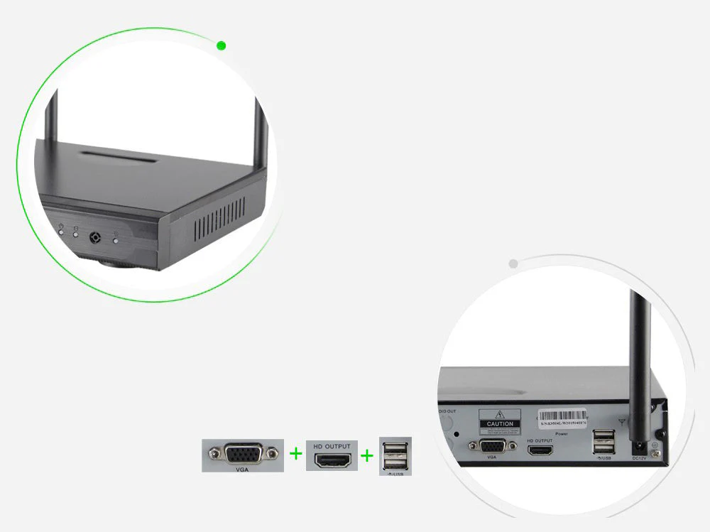 Wireless Security Camera system with 4 Cameras - Image 5