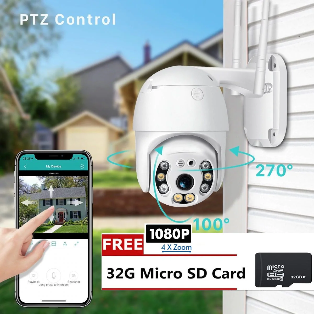 Wireless Security Camera with Indoor/Outdoor Night Vision - Image 5