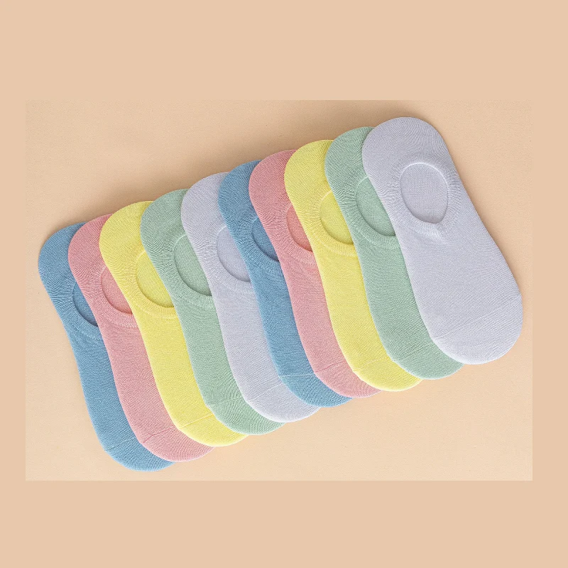 Women's No Show Invisible Liner Socks Low Cut Silicone (12 Pairs) - Image 3