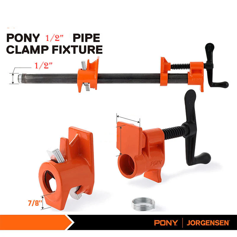 Wood Gluing Pipe Clamp Set - Image 2