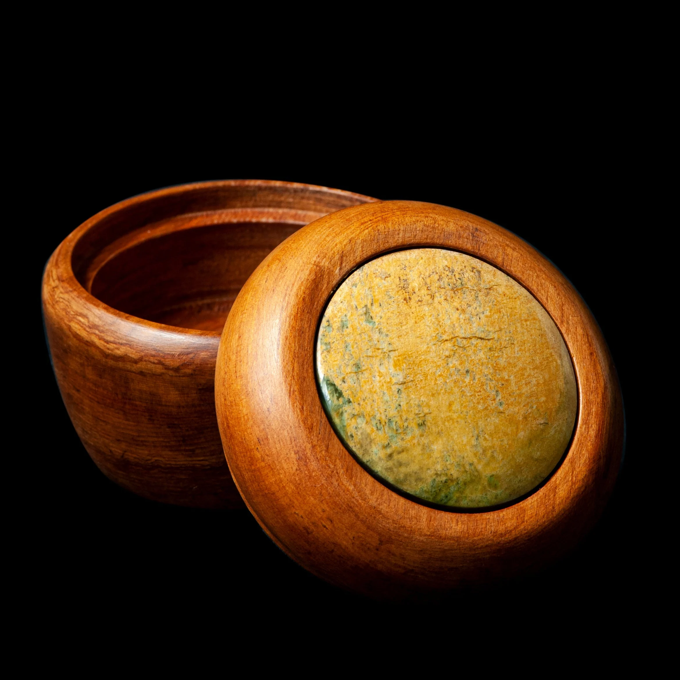 Wooden and Pounamu box by Alex Sands Pendant - Image 2