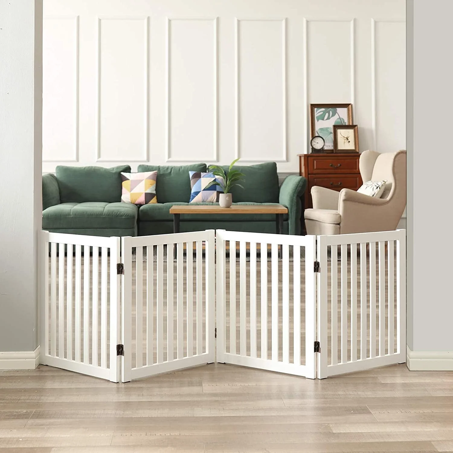 Wooden Fireplace Safety Gate Safety Fence - Image 7