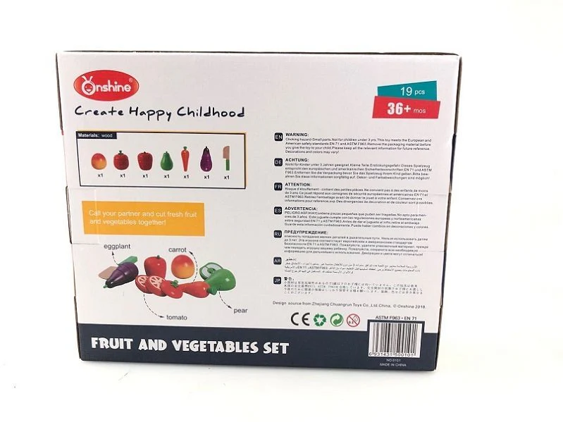 Wooden Magnetic Cutting Fruit Vegetable - Image 3