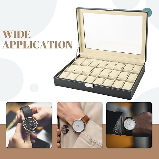Wrist Watch Display Box 24 Slots - Image 11