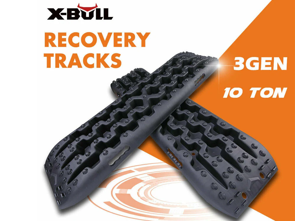 Recovery Tracks X-BULL – 3rd Gen Traction Boards for Sand Mud Snow 4WD Black - Image 9