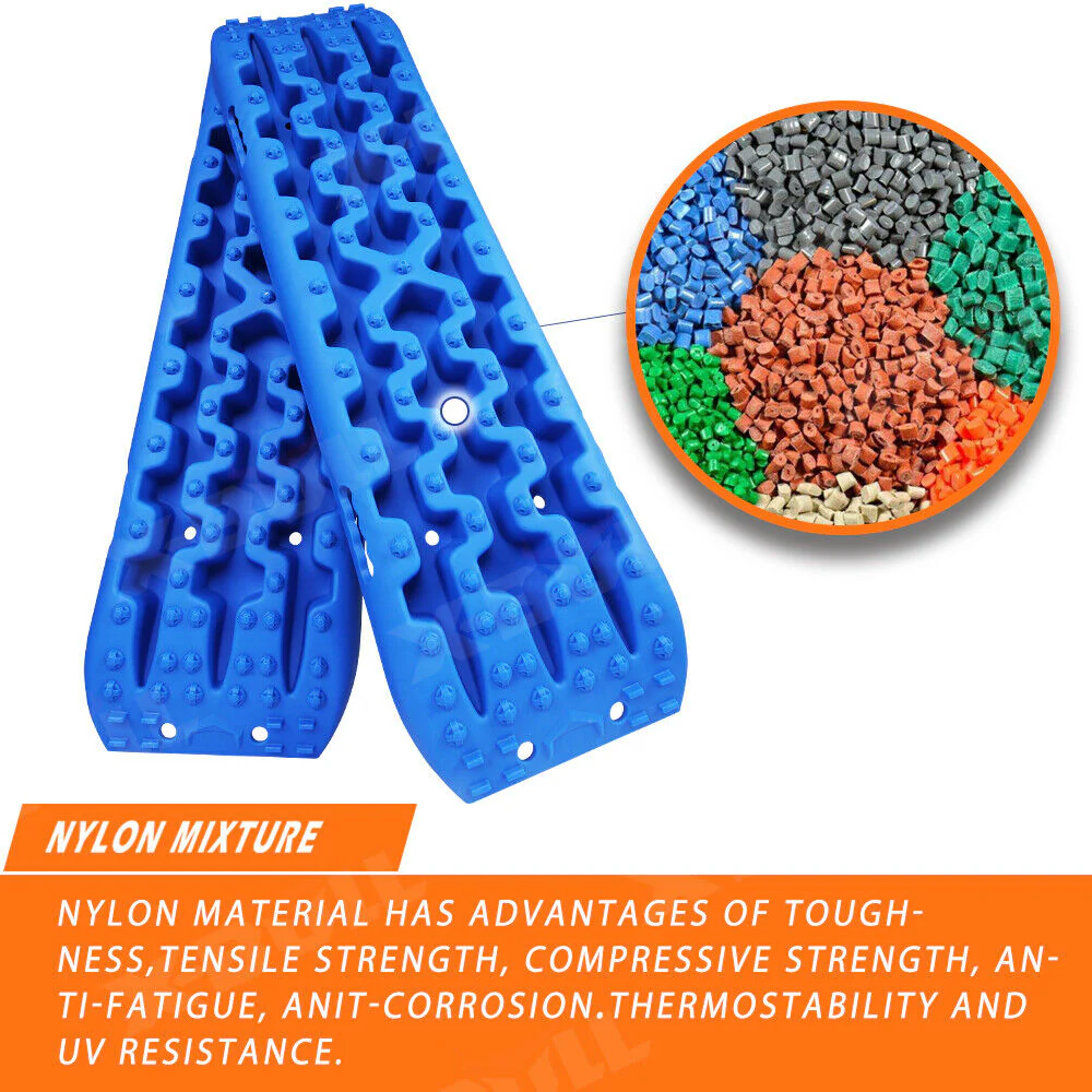 Recovery Tracks X-BULL – 3rd Gen Traction Boards for Sand Mud Snow 4WD Blue - Image 3
