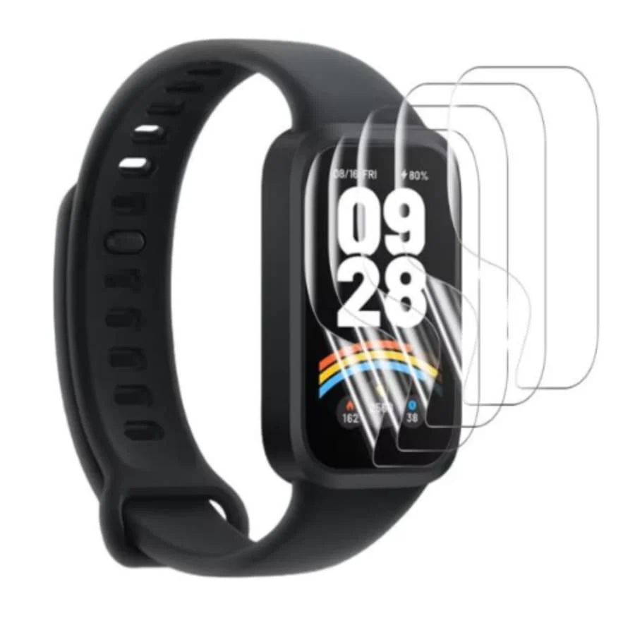 Hydrogel Screen Protector for Xiaomi Smart Band 9 Active/Redmi Smart Band 3 (Pack of 6)