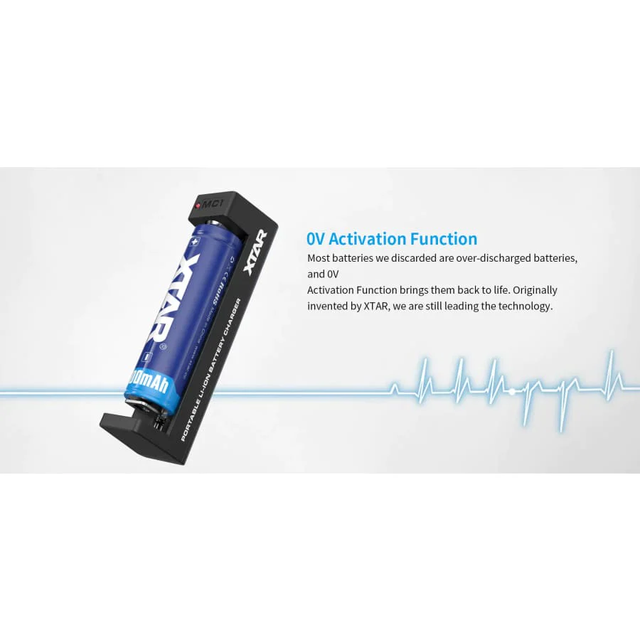 XTAR MC1 1 Bay USB Battery Charger - Image 9