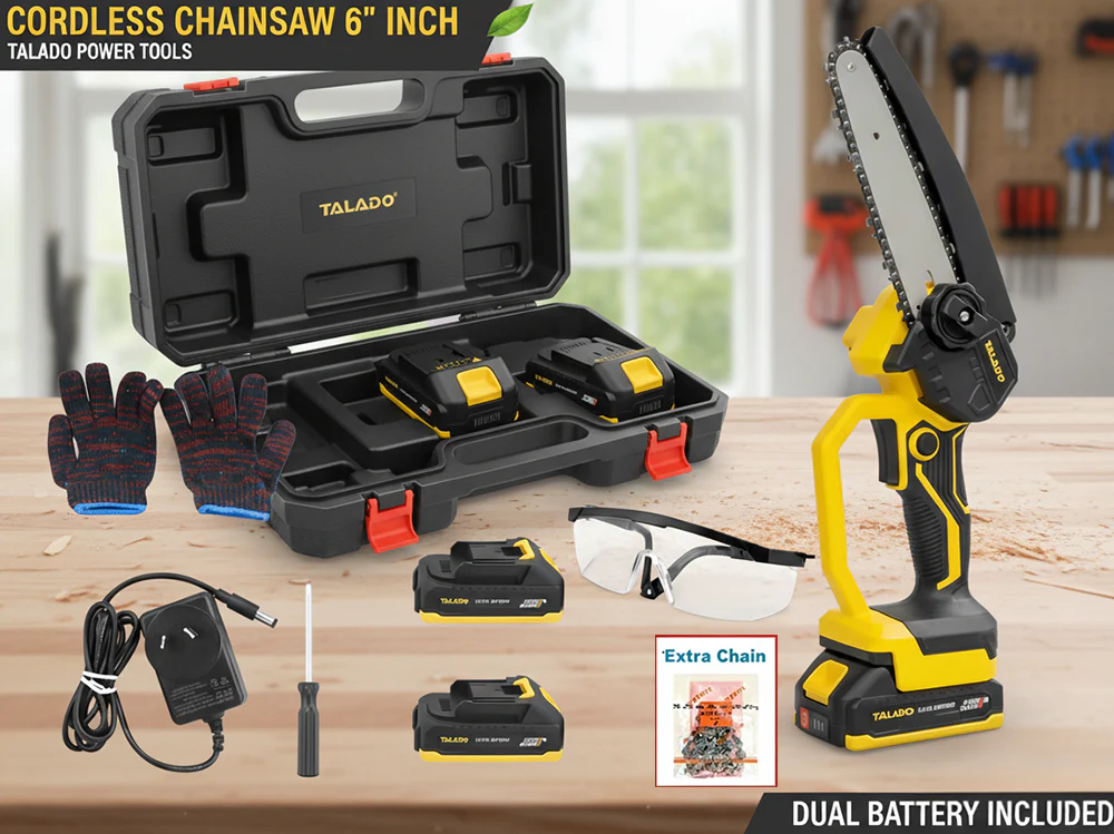 Mini Chain saw Cordless Power Chain Saws 6" - Image 3