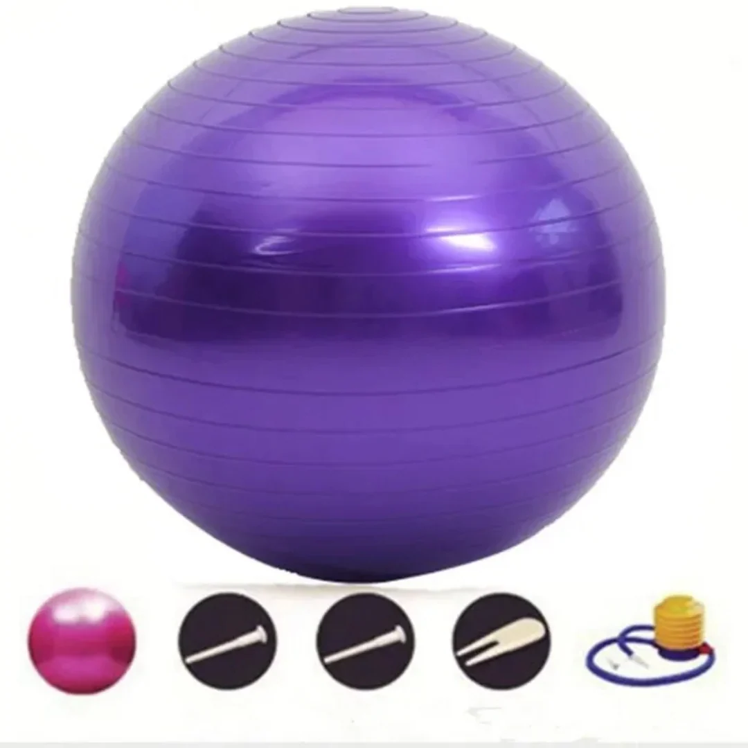 Yoga Balance Ball Fitness Shaping Sitting Ball (Purple) - Image 8