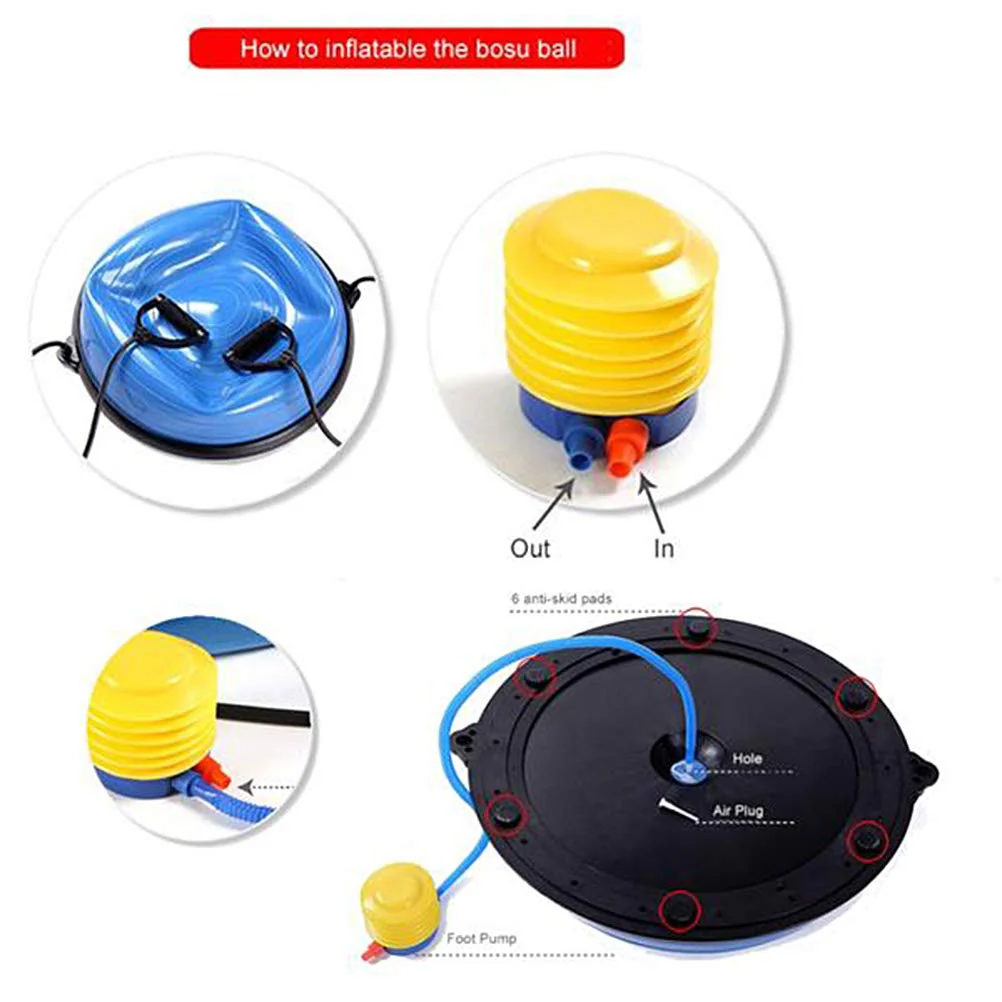 Yoga Balance Trainer Ball with Resistance Bands - Image 6